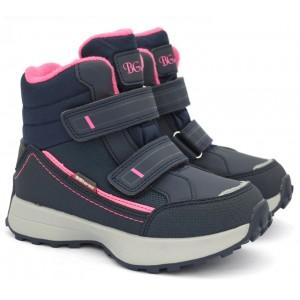 Термочеревики B&G R24-03 Фуксія-Сині, чоботи на мембрані