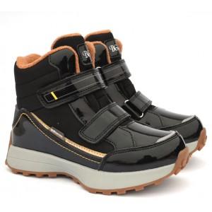 Термочеревики B&G R24-04 Чорні-Голд, чоботи на мембрані