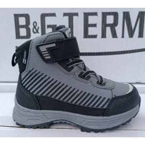 Термочеревики B&G R2502 Чорний Сірий, чоботи на мембрані