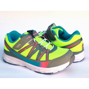 Кроссовки BONA 155A Grey-Lime 31-36р