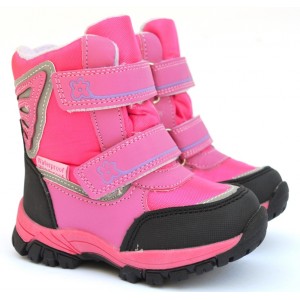 Термоботинки Tom M 3659f Fuchsia, зимние детские сапоги на девочку