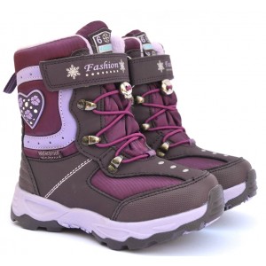Термоботинки Tom M 5890e Purple, зимние детские сапоги на девочку