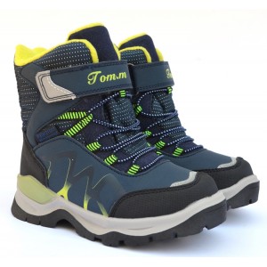 Термочеревики Tom M 7599e Blue, зимові дитячі чоботи на хлопчика