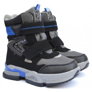 Термочеревики Tom M 7828b Gray, зимові дитячі чоботи на хлопчика