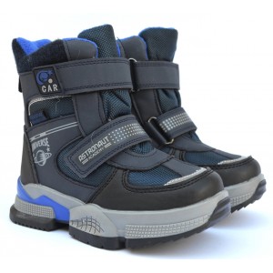 Термочеревики Tom M 7829c Blue, зимові дитячі чоботи на хлопчика