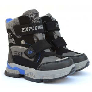 Термочеревики Tom M 7830b Gray, зимові дитячі чоботи на хлопчика