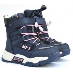 Термочеревики Tom M 7884d Blue, зимові дитячі чоботи на дівчинку