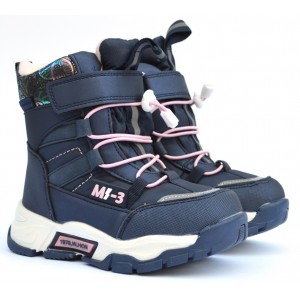 Термоботинки Tom M 7884d Blue, зимние детские сапоги на девочку