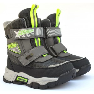 Термочеревики Tom M 7886c Gray, зимові дитячі чоботи на хлопчика