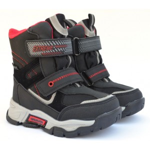 Термочеревики Tom M 7887b Black, зимові дитячі чоботи на хлопчика