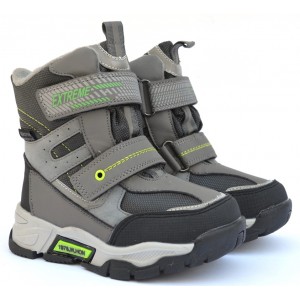 Термочеревики Tom M 7887c Gray, зимові дитячі чоботи на хлопчика