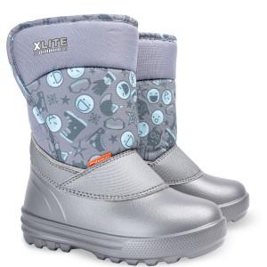 Демісезонні чоботи Demar REMI 1203C (сріблястий-металик)