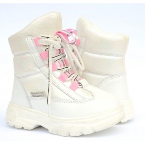 Термоботинки Tom M 7708A White, зимние детские сапоги