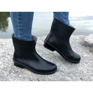 Женские резиновые сапожки Litma L-767. Черные