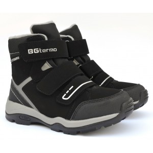 Термоботинки B&G HL21-10/04 черные, сапоги на мембране