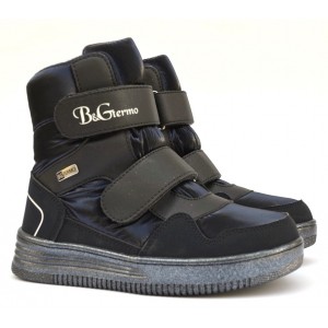 Термоботинки B&G HL21-13/03 темно-синие, сапоги на мембране для девочек