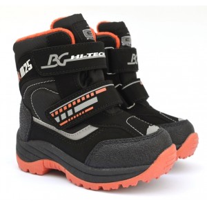 Термоботинки B&G HL21-3/0425 оранжевые, сапоги на мембране
