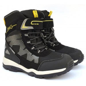 Термоботинки B&G HL21-806/04 черные, сапоги на мембране