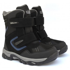 Термоботинки B&G HL21-9/04 черные, сапоги на мембране