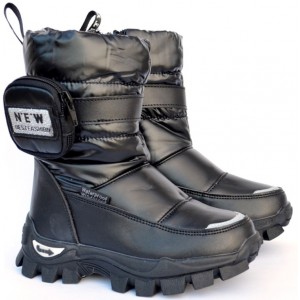 Термочеревики Tom M 10104A Black, зимові дитячі чоботи