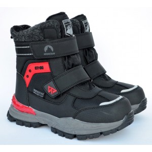 Термоботинки Tom M 10105A Black, зимние детские сапоги
