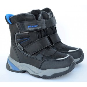 Термоботинки Tom M 10265A Black, зимние детские сапоги