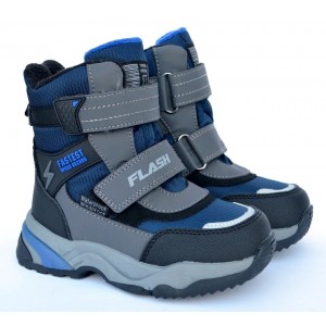Термоботинки Tom M 10267B Grey, зимние детские сапоги