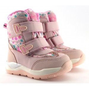 Термоботинки Tom M 5820a Pink, зимние детские сапоги на девочку