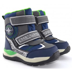 Термоботинки Tom M 7595e Blue, зимние детские сапоги на мальчика