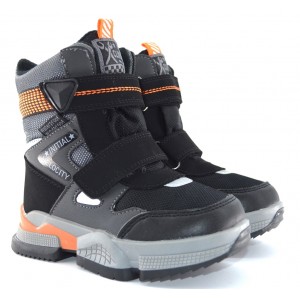 Термочеревики Tom M 7828a Black, зимові дитячі чоботи на хлопчика