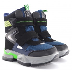 Термочеревики Tom M 7828c Blue, зимові дитячі чоботи на хлопчика