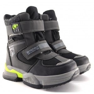 Термочеревики Tom M 7829b Gray, зимові дитячі чоботи на хлопчика