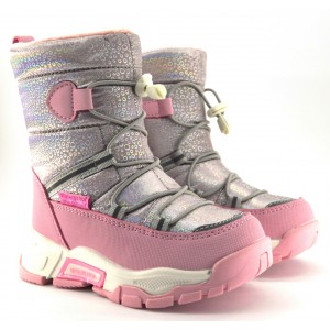 Термоботинки Tom M 7882a Pink, зимние детские сапоги на девочку