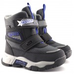 Термочеревики Tom M 7886b Black, зимові дитячі чоботи на хлопчика