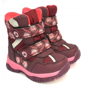 Термоботинки Tom M 5727e-wine-red