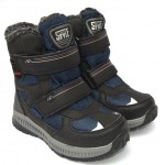 Термоботинки Tom M 5845c-black-blue, зимние детские сапоги