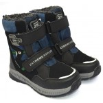 Термоботинки Tom M 5846c-black-blue, зимние детские сапоги