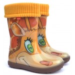 Резиновые сапоги DEMAR HAWAI LUX PRINT 0049ak (Жираф)