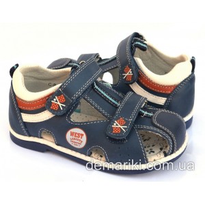 Закриті босоніжки Bi&amp;Ki 2757-B Blue 26-31р для хлопчиків