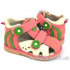 Закриті босоніжки Bi&amp;Ki 4442-A Fuchsia 21-26р для дівчинки