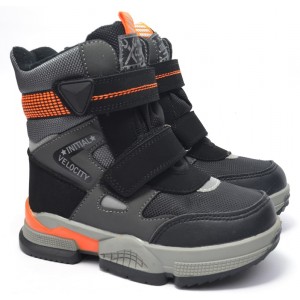 Термоботинки Tom M 9378A Black, зимние детские сапоги