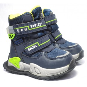 Термоботинки Tom M 9408B Blue, зимние детские сапоги