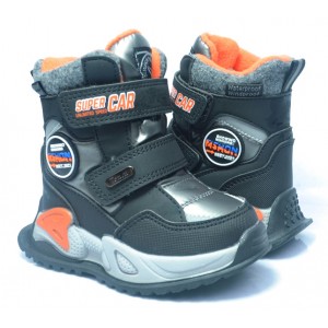 Термоботинки Tom M 9411C Gray, зимние детские сапоги