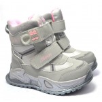 Термоботинки Tom M 9563H Gray, зимние детские сапоги