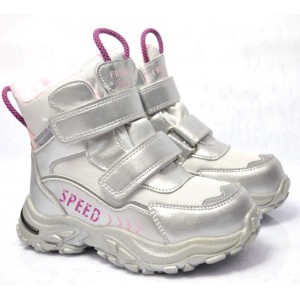 Термоботинки Tom M 9586D Silver, зимние детские сапоги