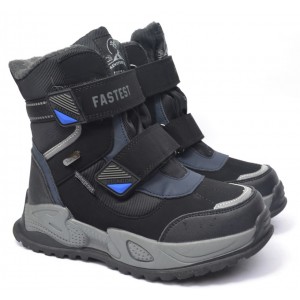 Термоботинки Tom M 9618A Black, зимние детские сапоги