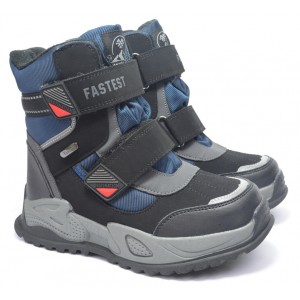 Термоботинки Tom M 9618B Blue, зимние детские сапоги