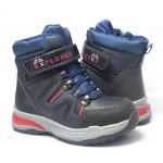 Термоботинки Tom M 9727B Blue, зимние детские сапоги