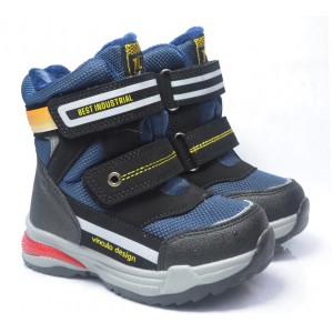Термоботинки Tom M 9728B Blue, зимние детские сапоги