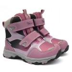 Термоботинки B&G EVS21-8/1823 серо-фиолетовый, сапоги на мембране